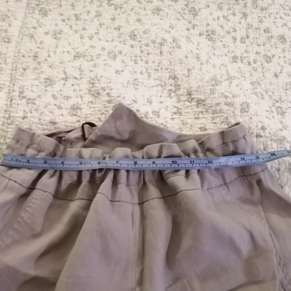 Oxmo 100% Linen pants in Light Gray with an original triangular front Xl - Picture 12 of 16